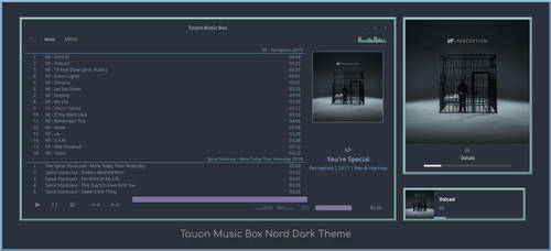 TMB Nord Mod Dark Theme Preview by aandmsantos0910