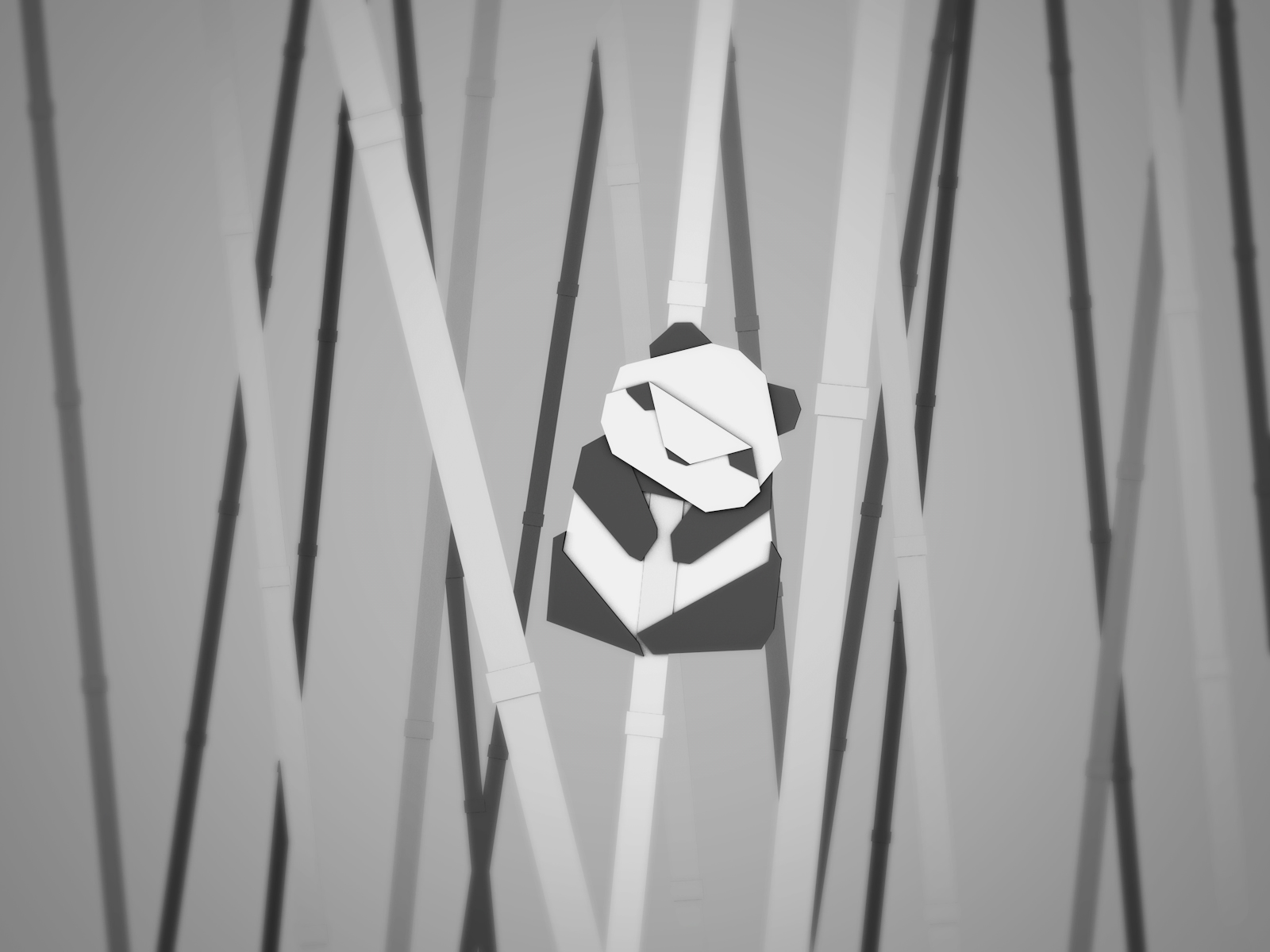 Origami Panda