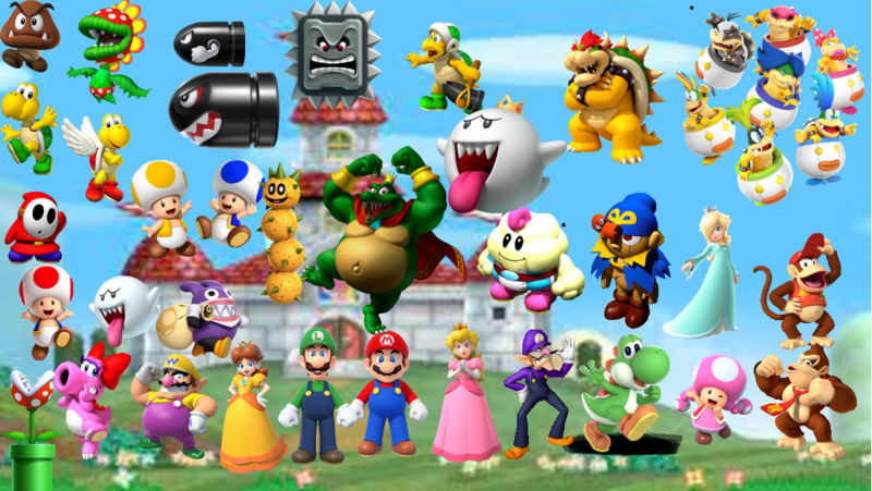 Mario Collage by superpb3 on DeviantArt