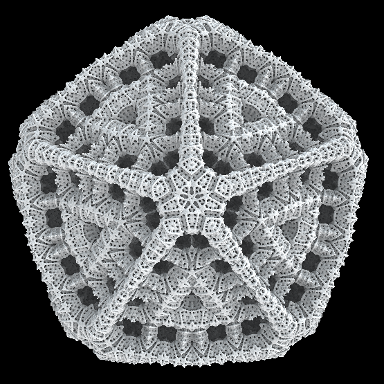 DodecahedronIFS - Menger 3