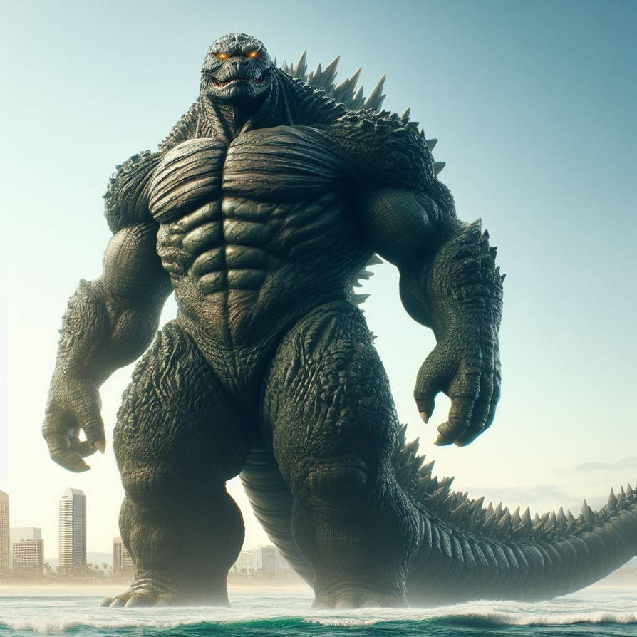 Buff Godzilla by Timehawke on DeviantArt