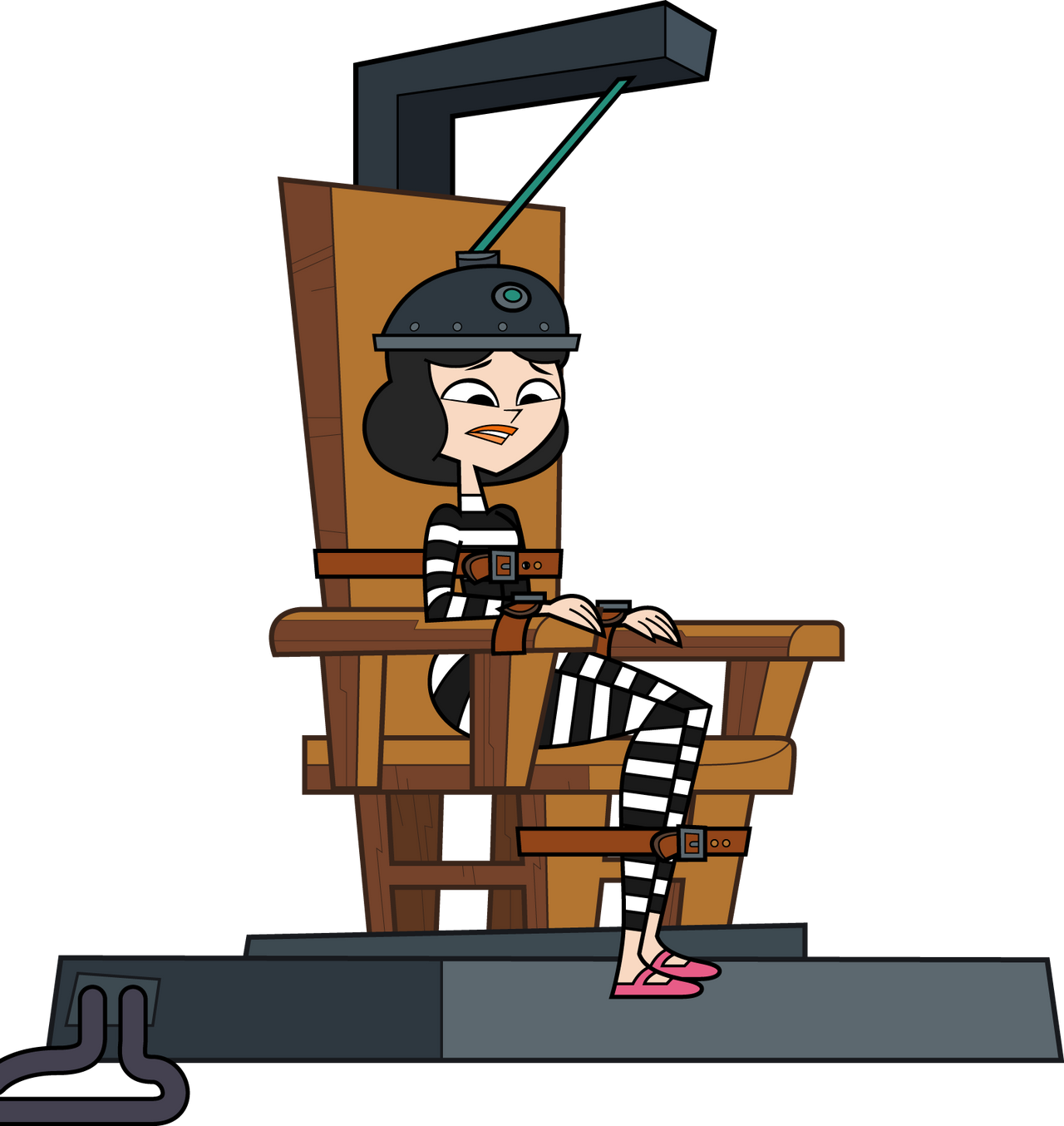 Ella in the Electric Chair by Flashlight237 on DeviantArt