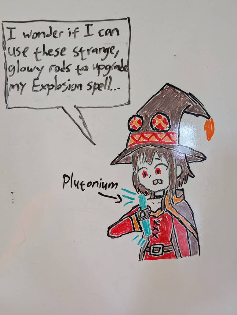 Froot Megumin Megumin Finds Some New Material by Flashlight237 on DeviantArt