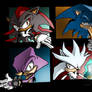 My Sonic strip coloured by E.S