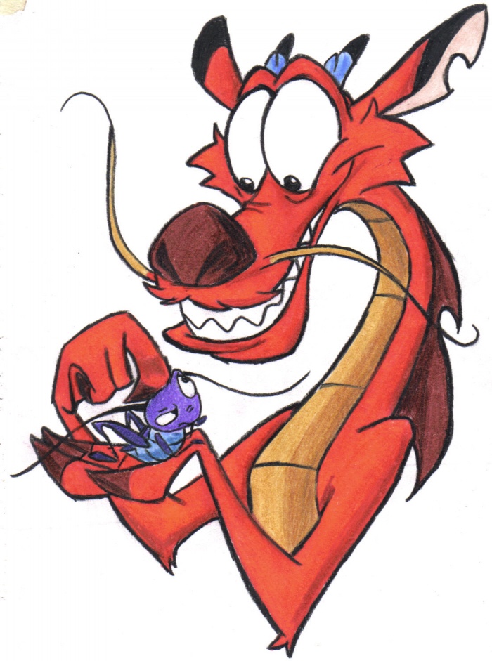 Mulan's mushu by darkkarol on DeviantArt
