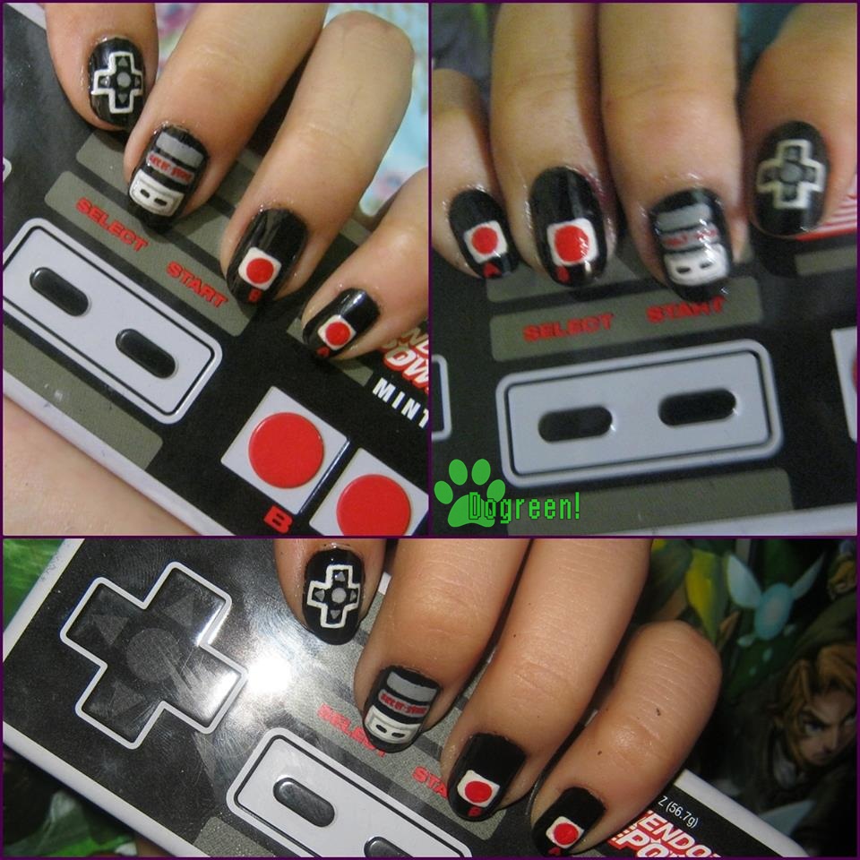 Nail Art Nintendo Nes Nails By Greenmilkshake On Deviantart Nail Art Nintendo Nes Nails By Greenmilkshake On Deviantart