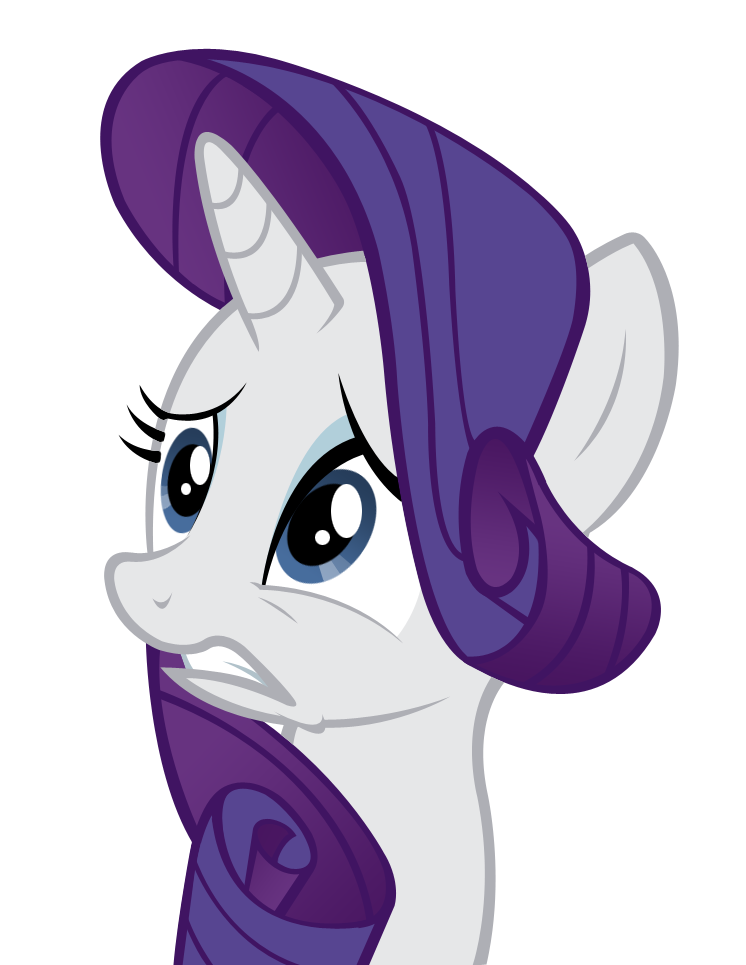 Scared Rarity. by Scoot-a-who on DeviantArt