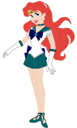 Ariel as Sailor Neptune