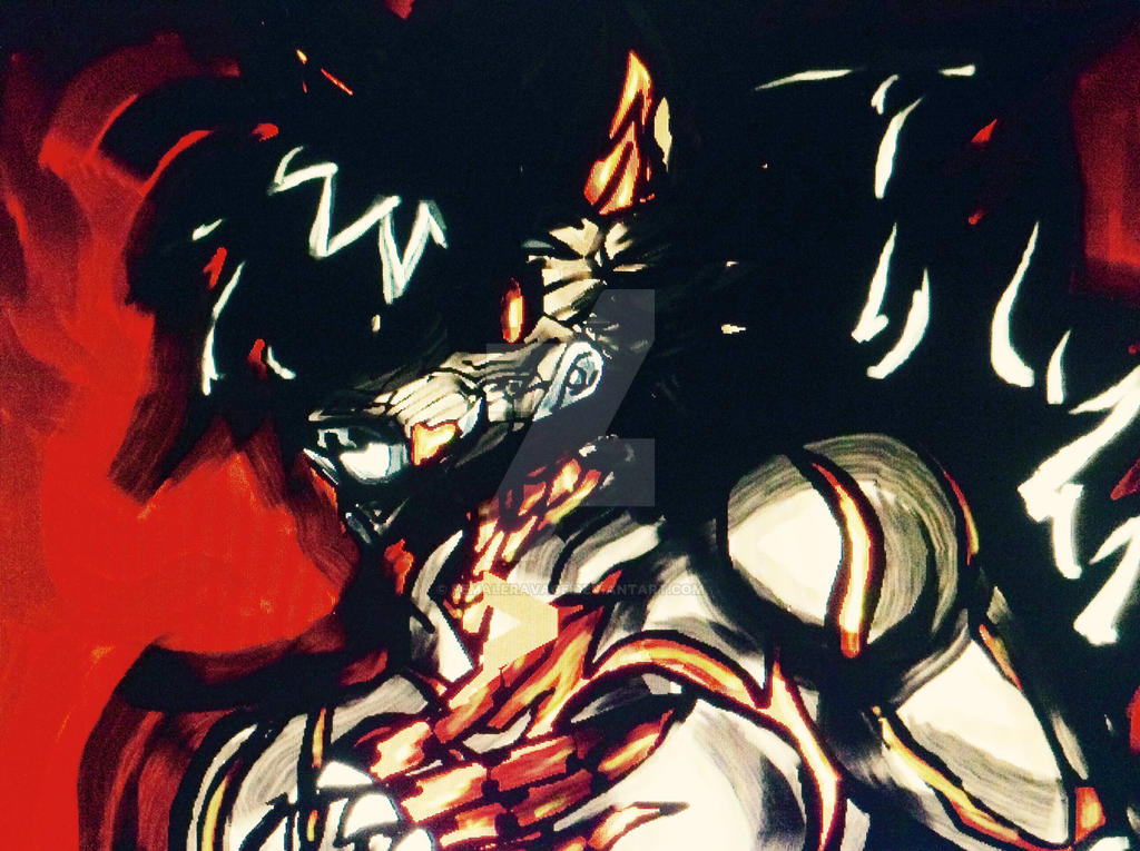 Wolf. Computer generated by FemaleRavage on DeviantArt