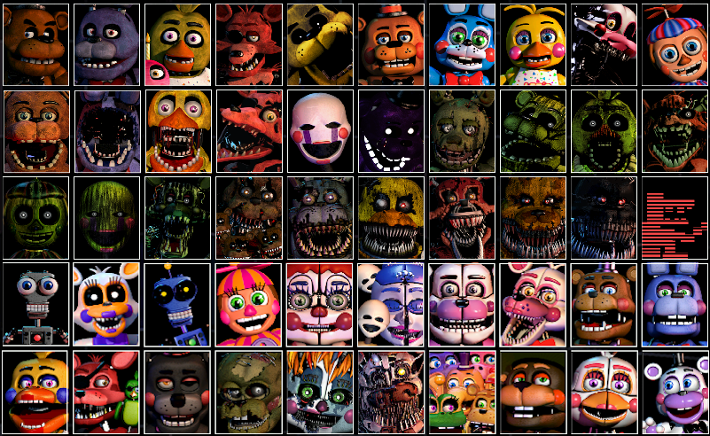 ULTIMATE CUSTOM NIGHT RESHUFFLED by fanfert on DeviantArt