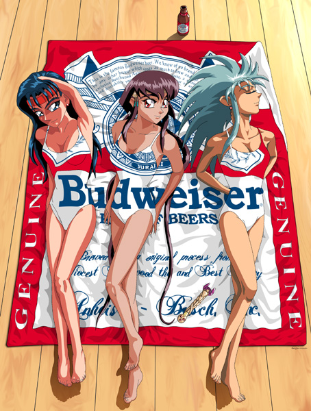 Tenchi Muyo Budweiser Girls