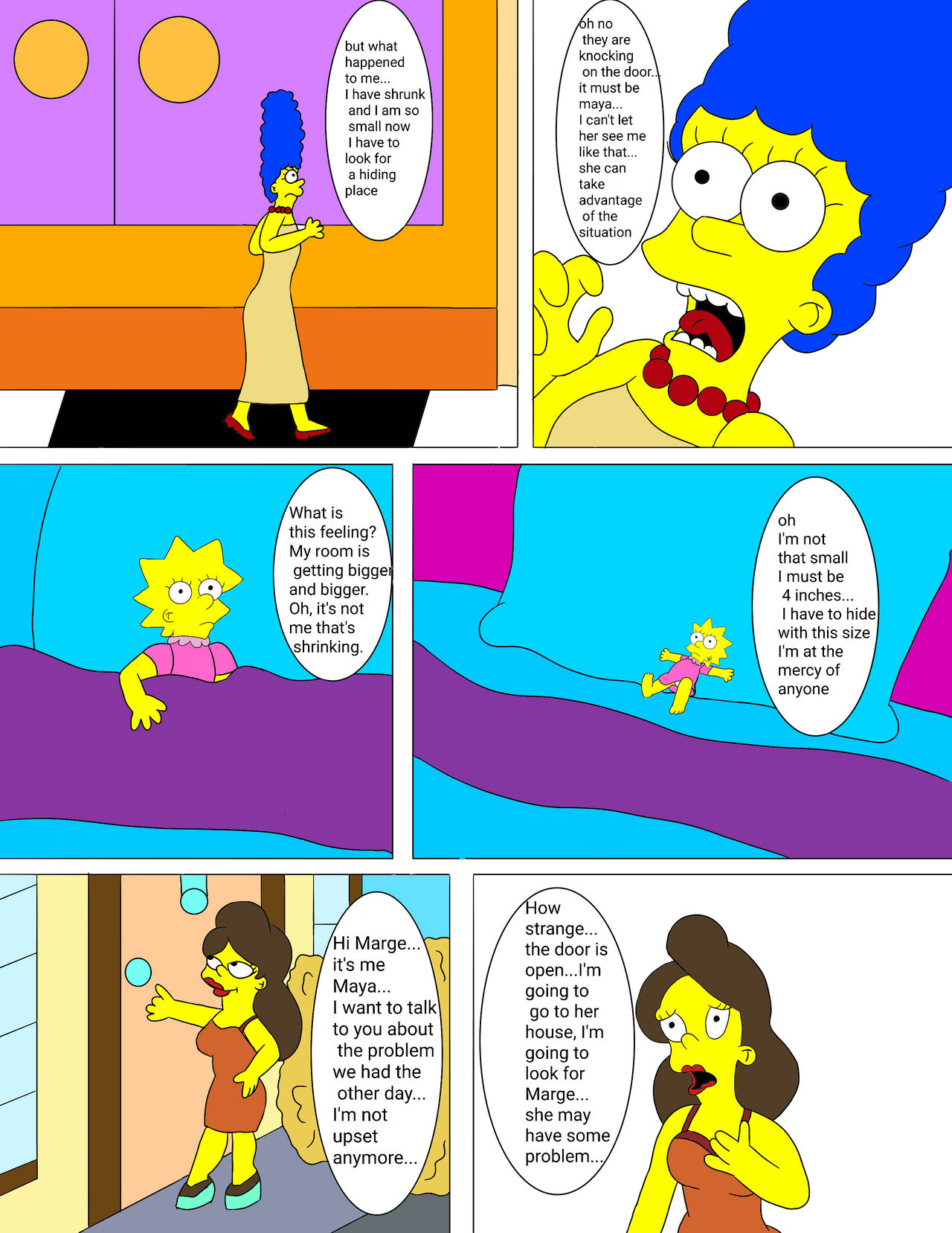 136 Marge's Rapper Shrunken marge and lisa...maya lucky day by refdw on DeviantArt