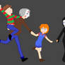 Freddy, Jason, Chucky, Ghostface and Michael