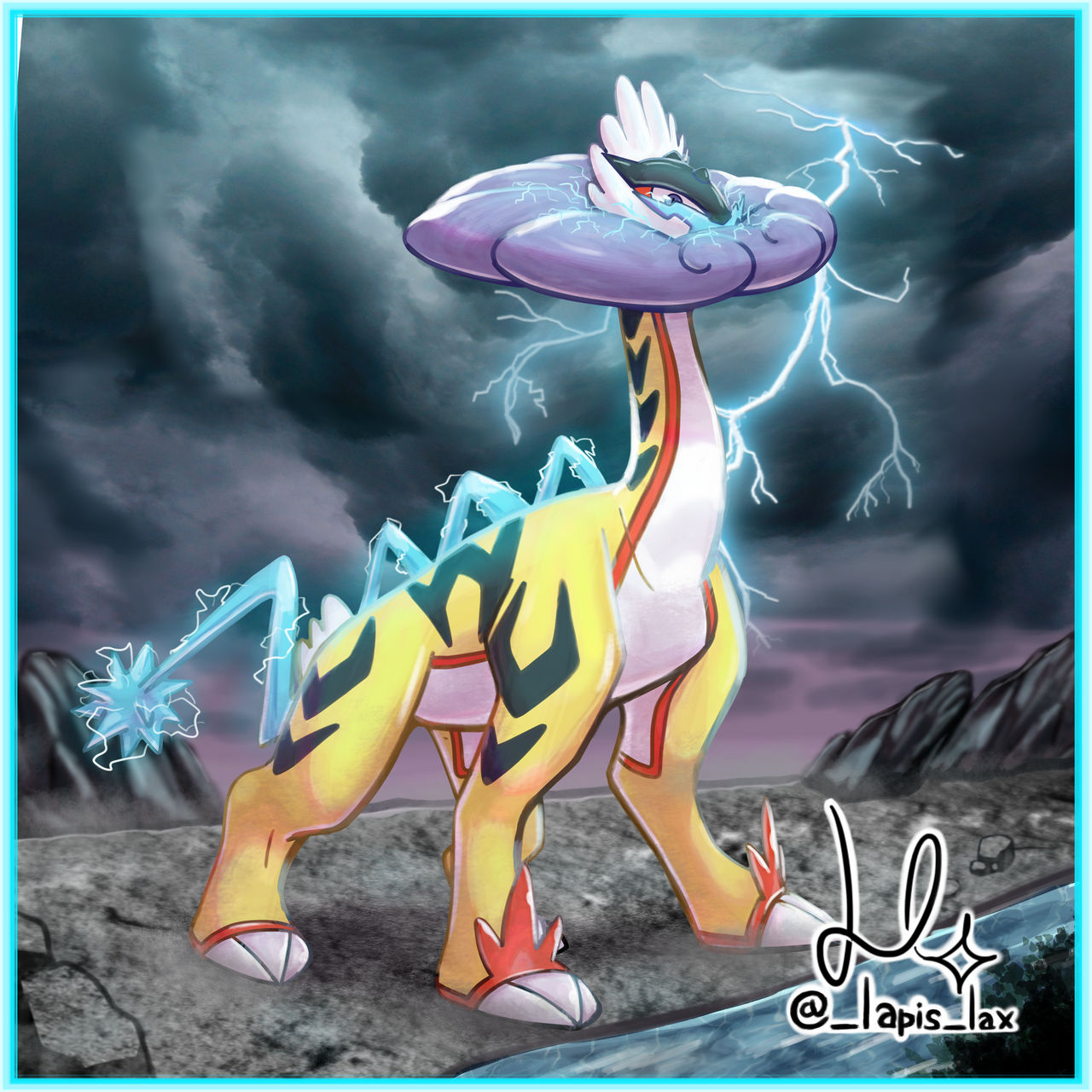 Pokemon Raging Bolt Animation Raikuo-raging bolt by LaxLapis on DeviantArt