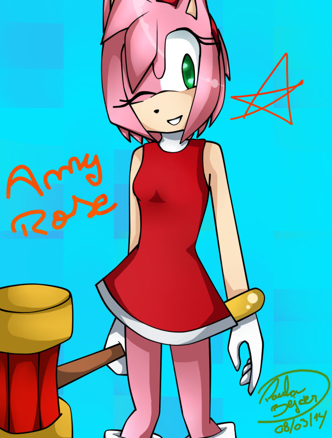 Amy Rose by pblpaula on DeviantArt