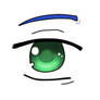 Green Anime Eye