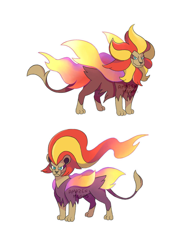 MEGA PYROAR by Amazen-Megas on DeviantArt