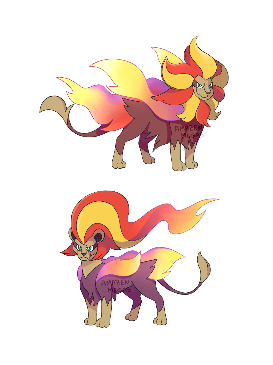 MEGA PYROAR by Amazen-Megas on DeviantArt