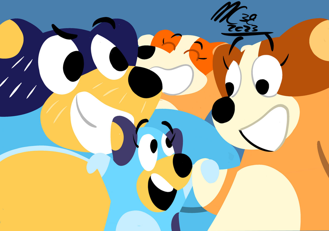 Bluey Adventure Deviantart Bluey by midnightcrisis38 on DeviantArt