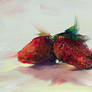 Strawberry art miniature