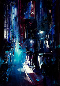 City Night Painting