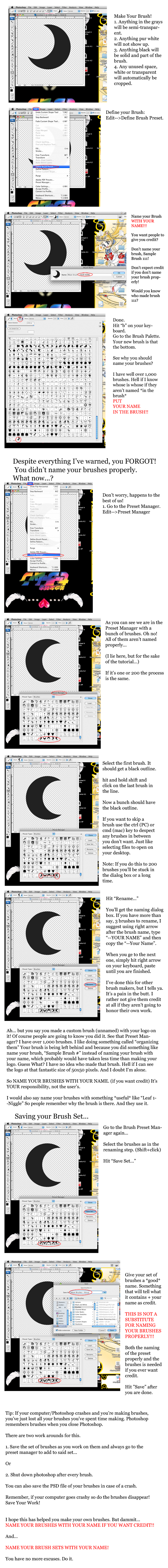 How to make Brush tutorial