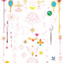 Sailormoon Objects and symbols
