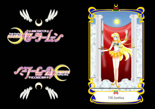 Sailor Moon Tarot Card--Justice