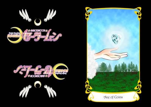 Sailor Moon Tarot Card--Ace of Coins