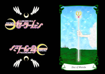 Sailor Moon Tarot--Ace of Wands