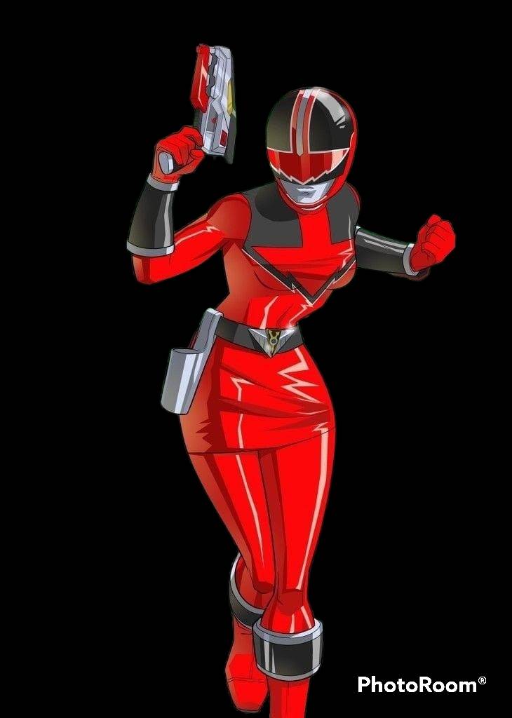Police Force Red Ranger Time force red Rangers by angiecarolina2023 on DeviantArt