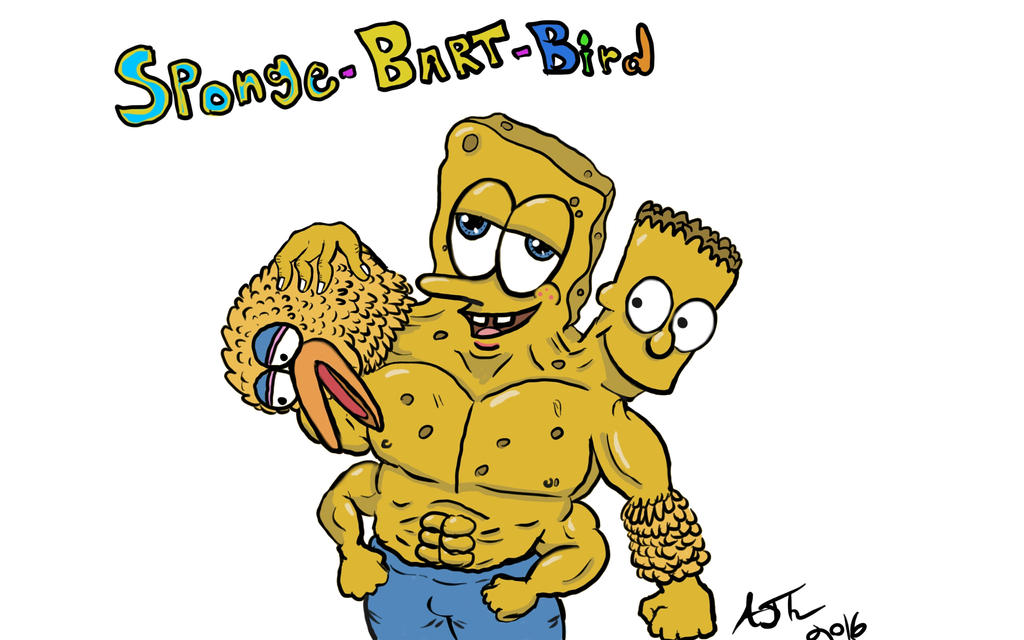 Sponge Bart SPONGE Bart bird by Ice1991 on DeviantArt