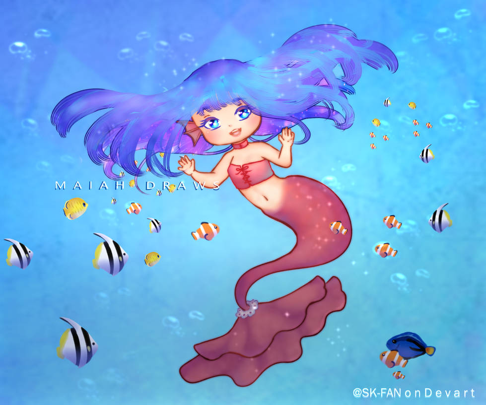 Chibi Raft Chibi Mermaid by sk-fan on DeviantArt