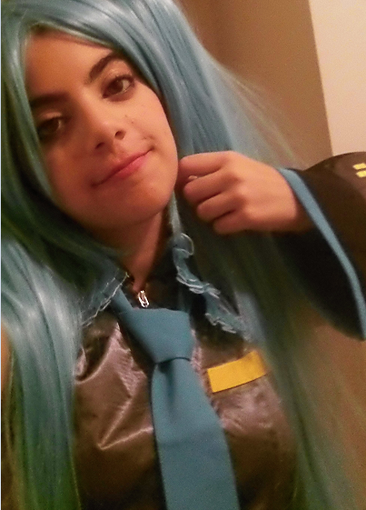 Miku Hatsune cosplay :D