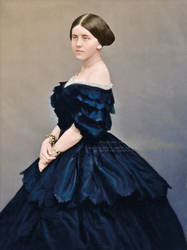 Stephanie, Queen Consort of Portugal 1858 by MissyLynne