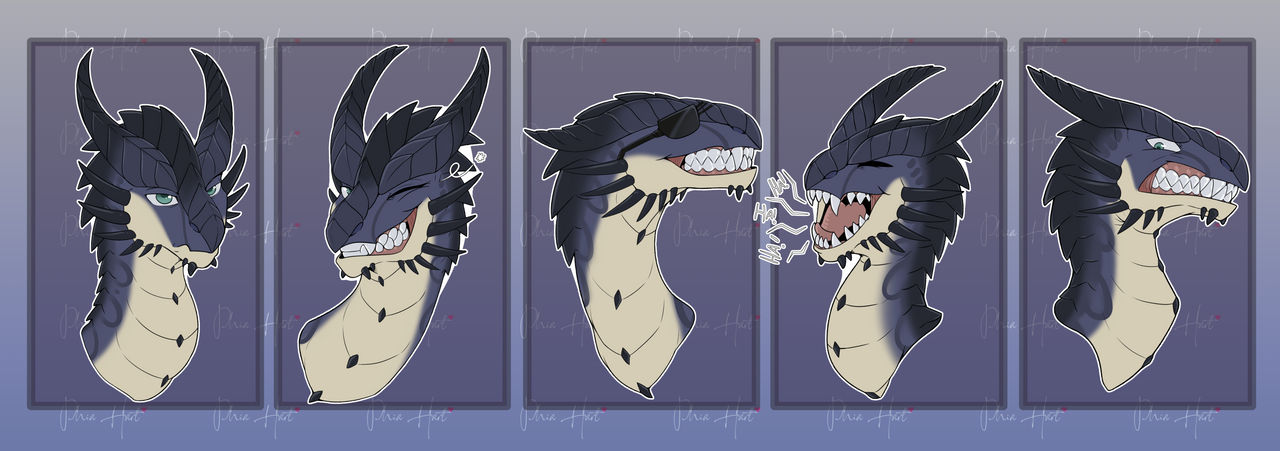 Emotes: Ravey by PhiaHart on DeviantArt