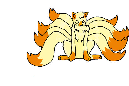 Ninetails Sitting