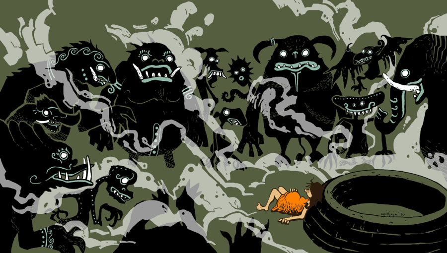 Surrounding Demons by spidol
