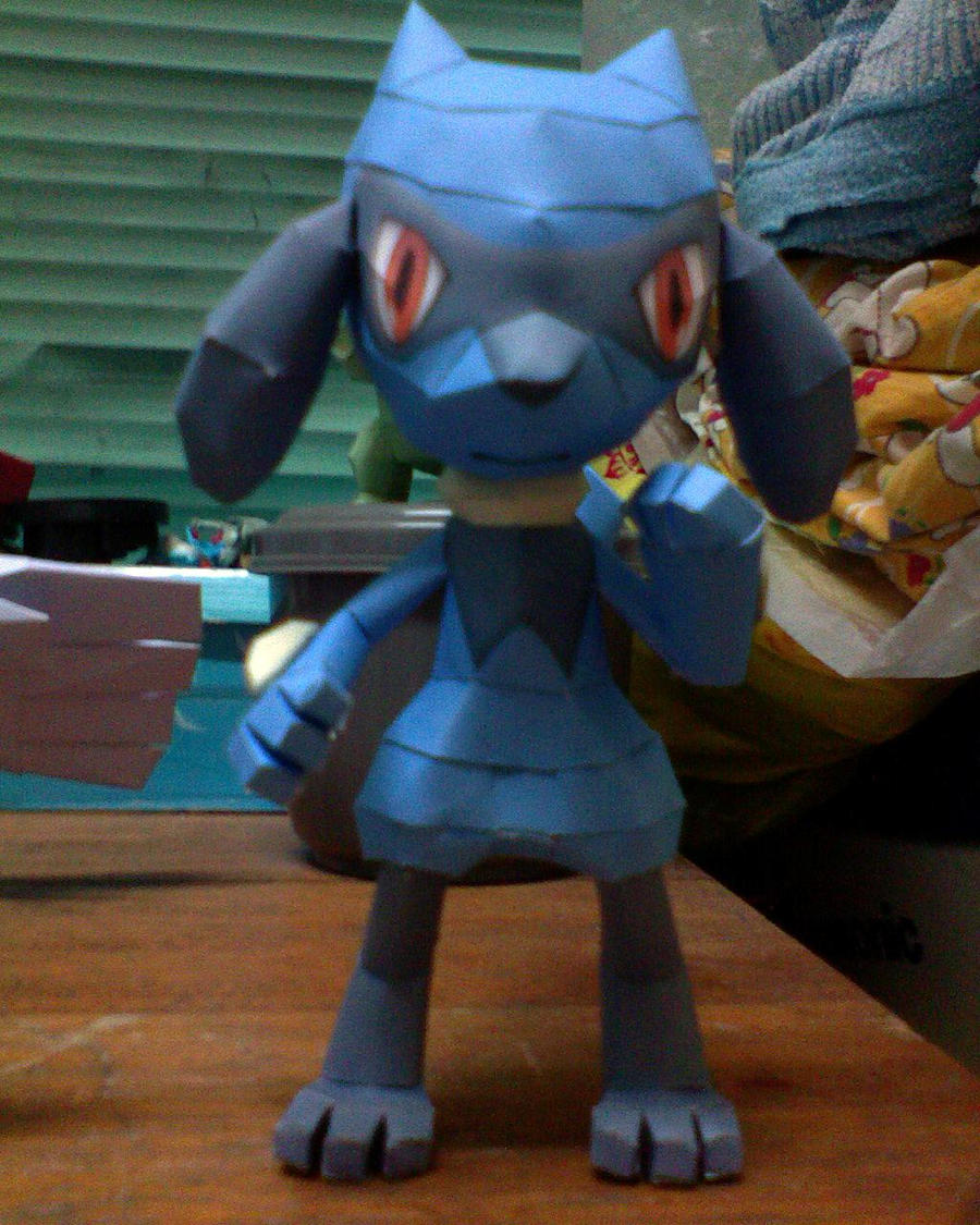 Riolu Papercraft by riolushinx on DeviantArt