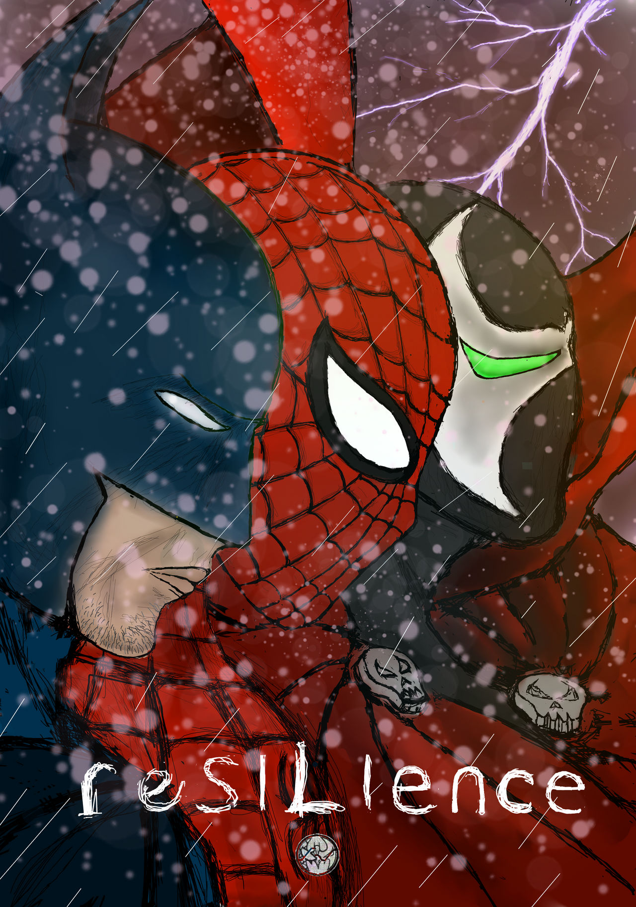 Batman Spider-Man Spawn Crossover Cover by AlternateVisionsGhxt on  DeviantArt
