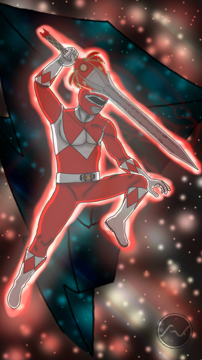 Red Mighty Morphin Power Ranger Power Sword Cover by ...