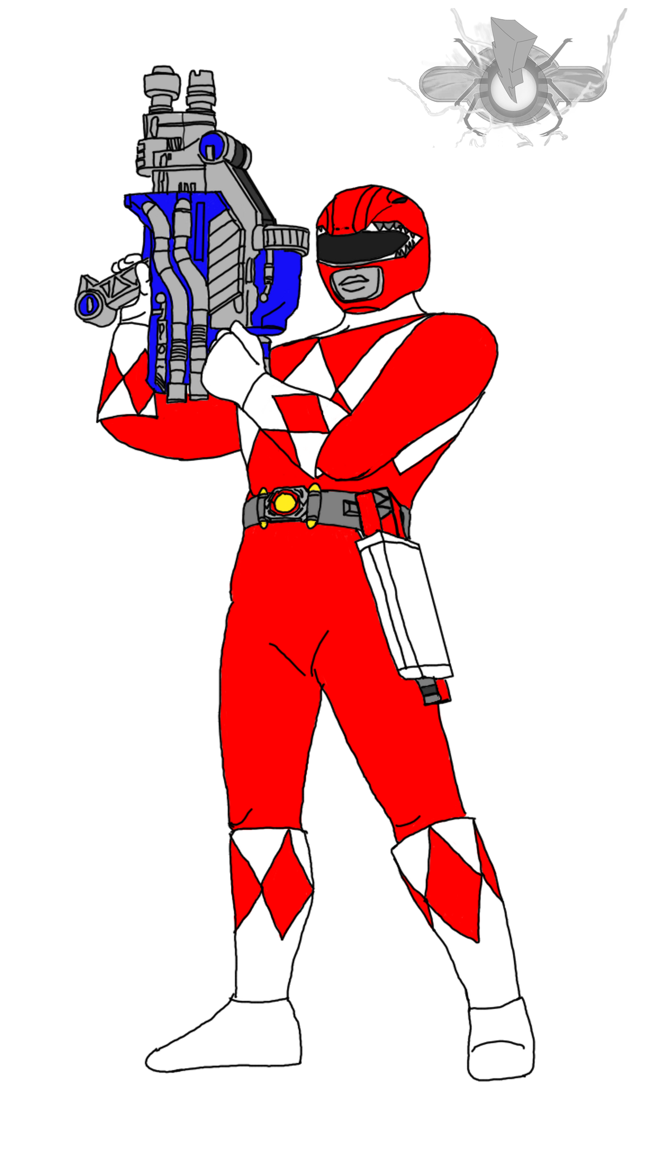 Red Ranger Thunder Stinger Morph Pose by AlternateVisionsGhxt on DeviantArt