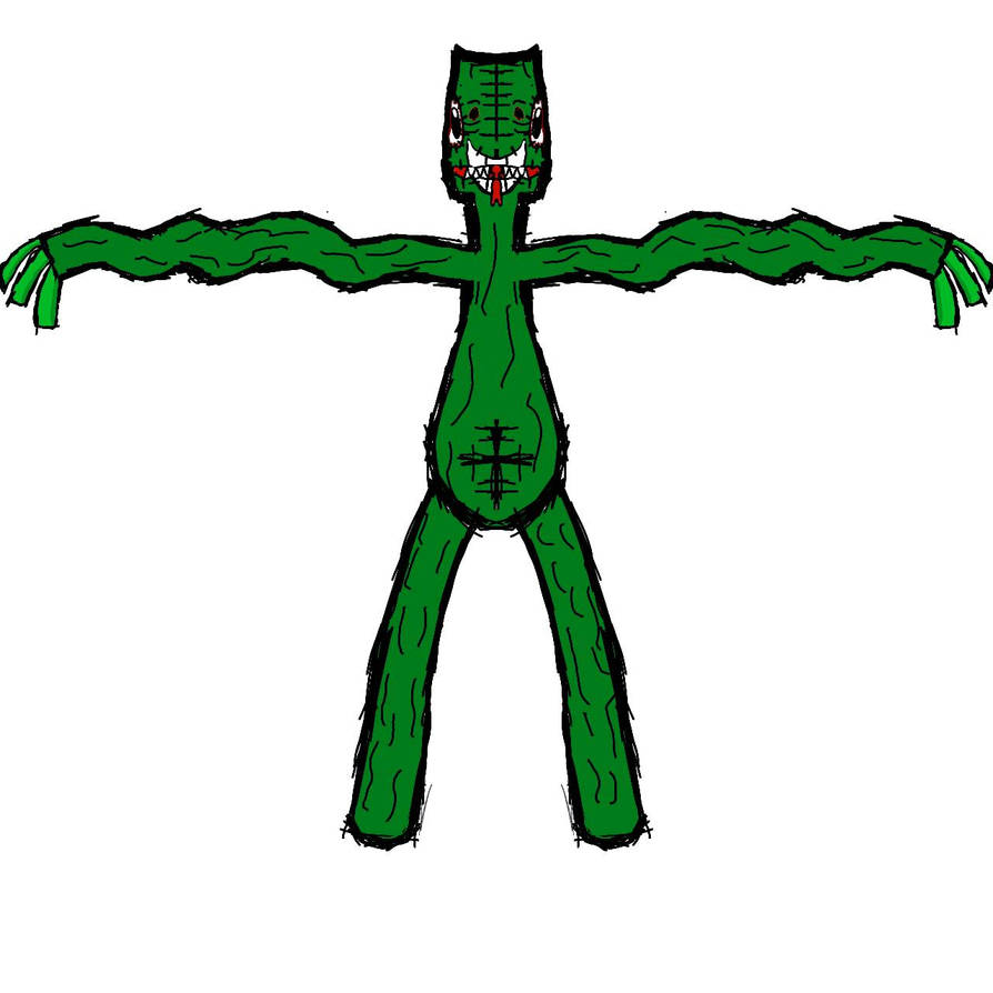 Green (Rainbow friends) Redesign (W.I.P) by Polisheed on DeviantArt