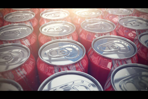 Test render Coca cola lata
