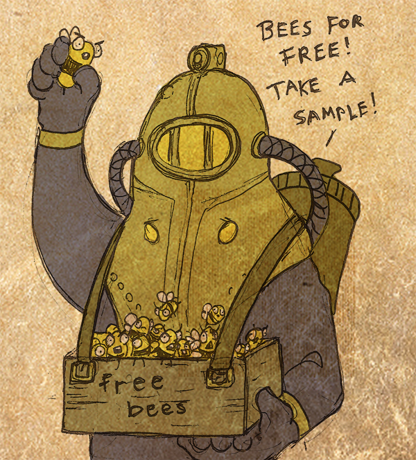 Delta the Bee Vendor