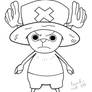 Tony Tony Chopper Line Art