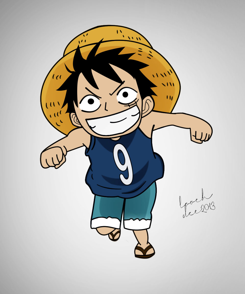 Kid Luffy Colored