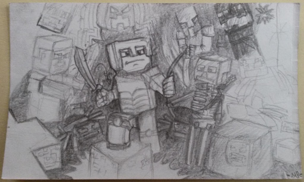 Minecraft sketch by Gallifreyan-Dalek on DeviantArt