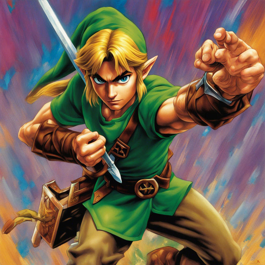 **Create a full-body dynamic illustration of Link by dougdude10 on ...