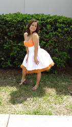 Orange Party Dress